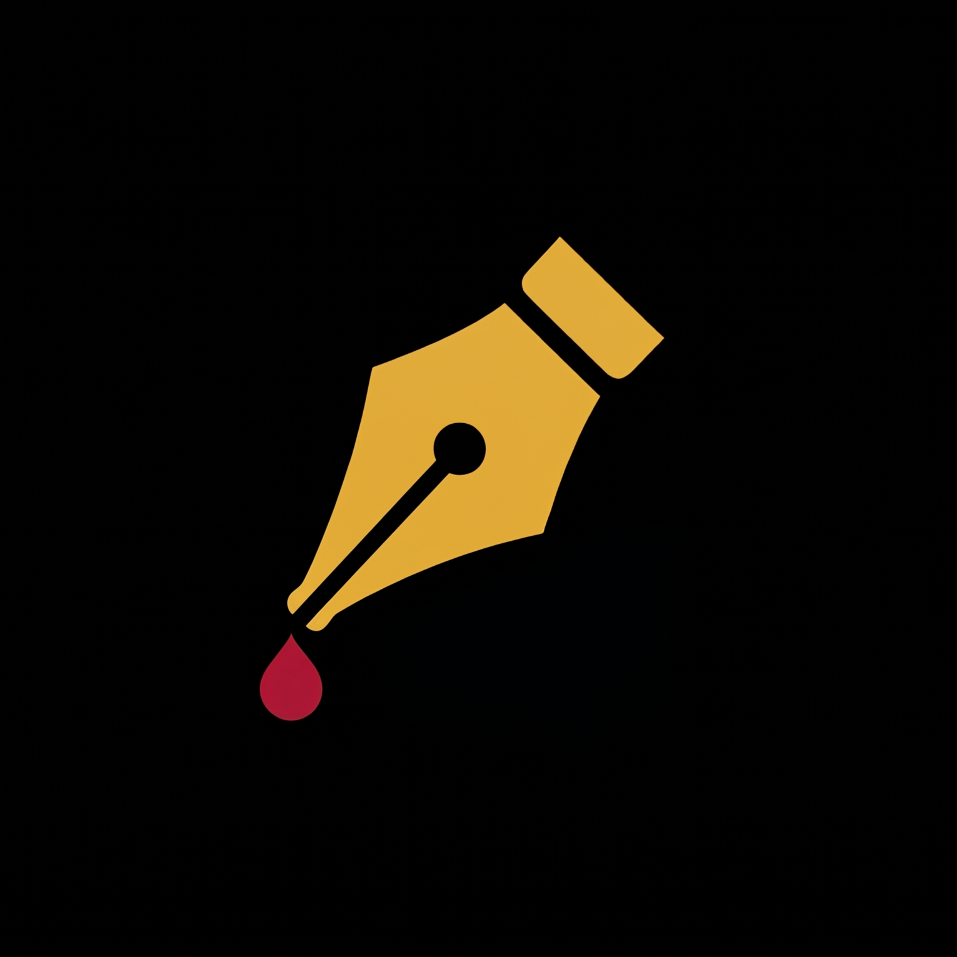 The Unwriter โ crimson ink drop